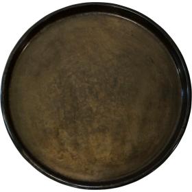 Simple dark dish - large