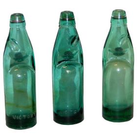 Staré skleněné láhve