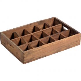 Wooden box with 15...