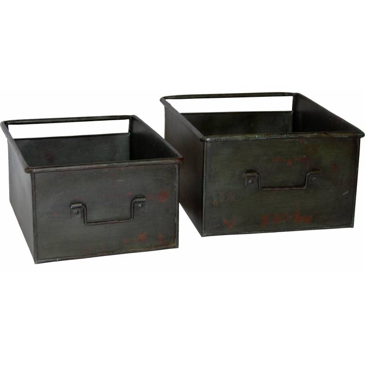 Storage box - factory green