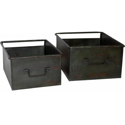 Storage box - factory green